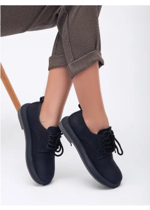 Полуботинки женские кожаные на шнурке (р-р 36-41)