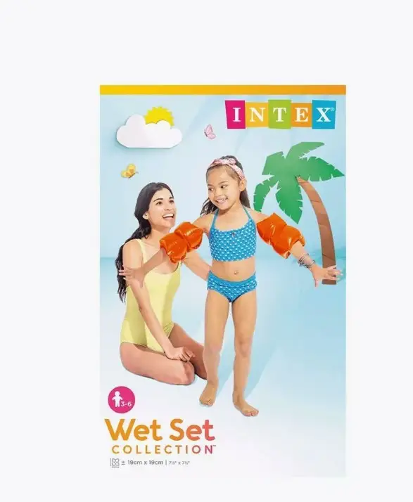 Нарукавники надувные Неон (19х19 см) 3-6 лет