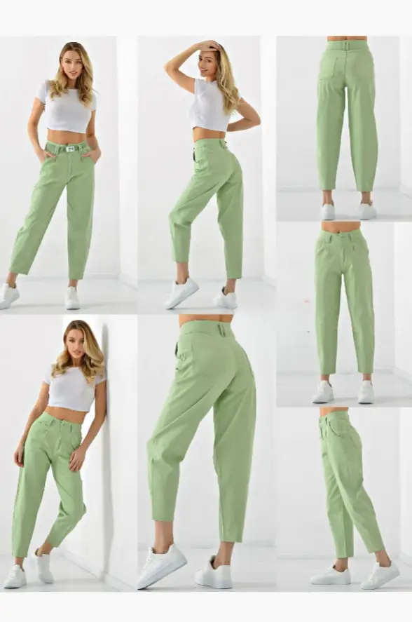 Джинсы бананы женские однотонные (р-р 25-30)