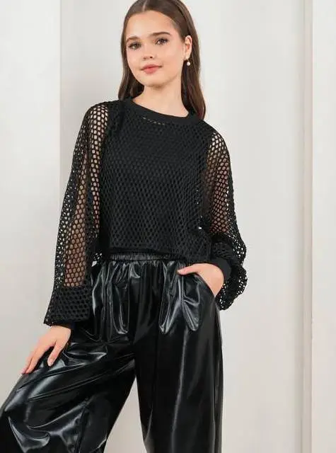 Кофта- сетка для девочки р-р 36-44