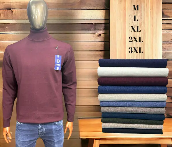 Мужская водолазка с высоким горлом (р-р 48-56)