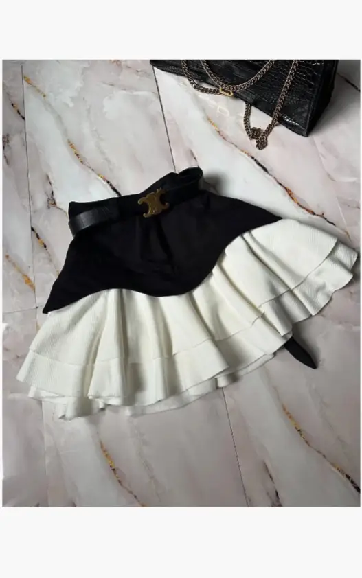 Мини юбка с воланами женская (р-р 42-44)