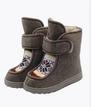Женские валенки теплые на липучке (р-р 37-41)