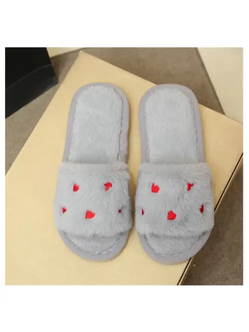 Тапочки открытые с сердечками женские р-р 36-45
