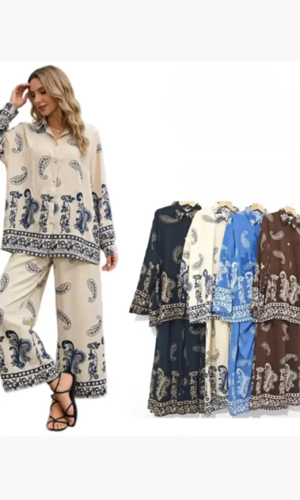 Костюм из штапеля с узорами женский (р-р M-XXL)