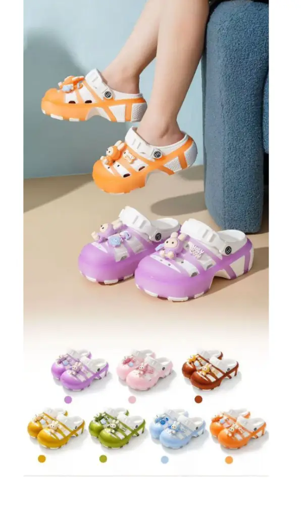 Сабо резиновые с украшениями женские р-р 36-41