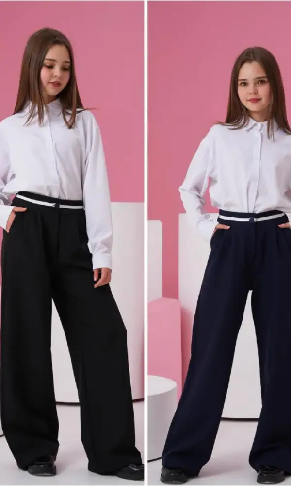 Брюки школьные палаццо р-р 36-44