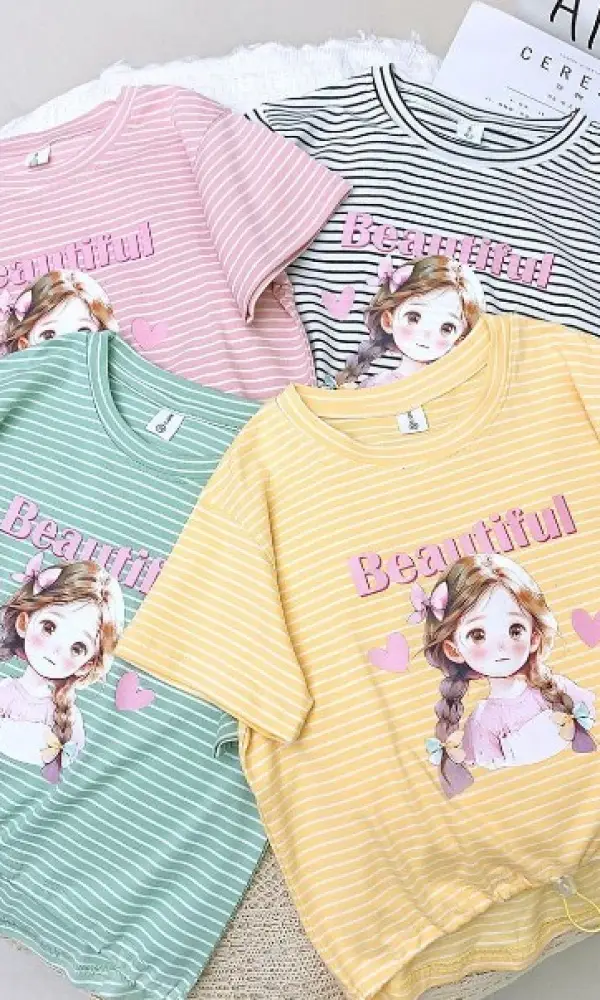 Яркая футболка на девочку ( р-р 110-150)