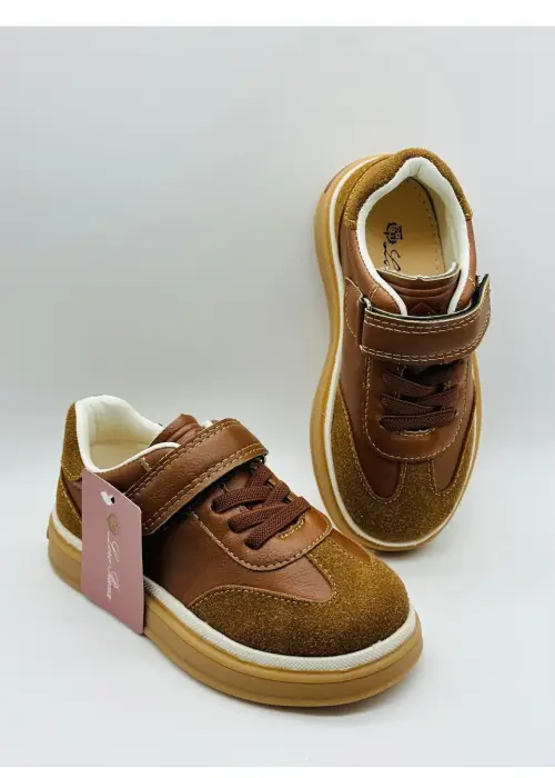 Кроссовки детские на липучке замшевые р-р 26-30