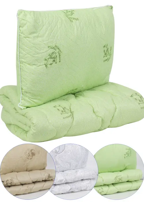 Набор детский: подушка + одеяло (110х140), верблюжья шерсть