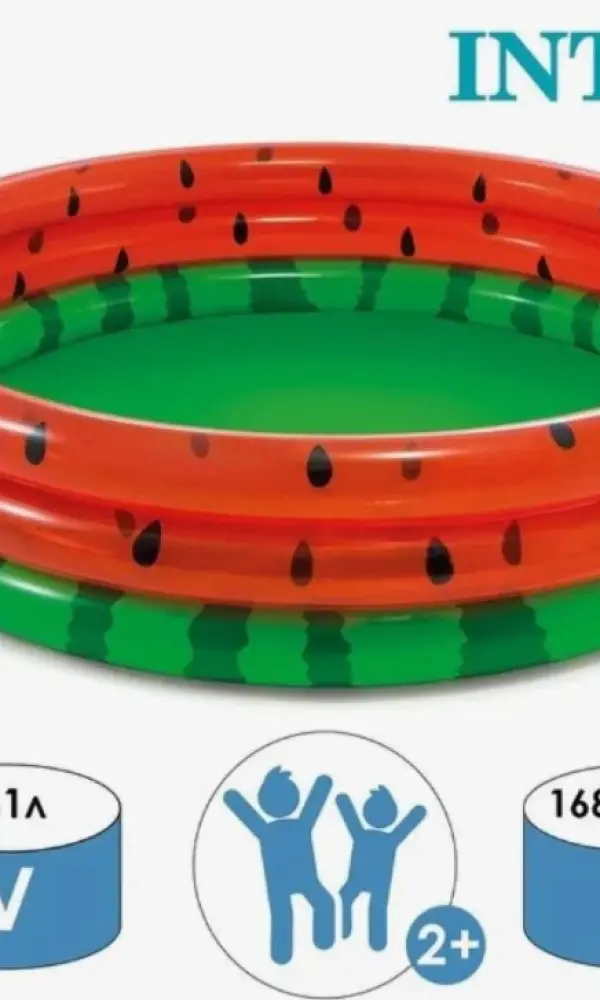 Бассейн детский яркий 168*38