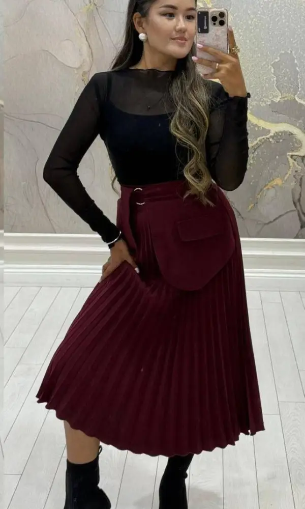 Комплект- двойка водолазка и топ р-р 42-48