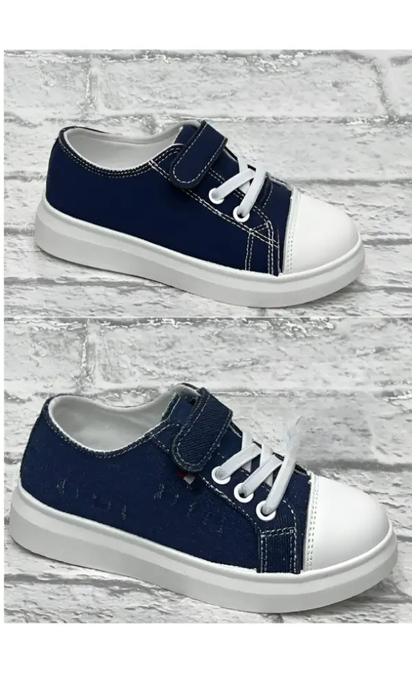 Кеды на липучке детские для мальчика р-р 25-30