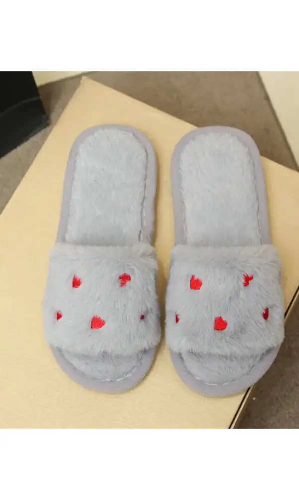 Тапочки открытые с сердечками женские р-р 36-45