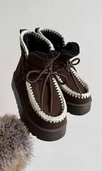 Ботинки женские зимние на шнурках р-р 36-41