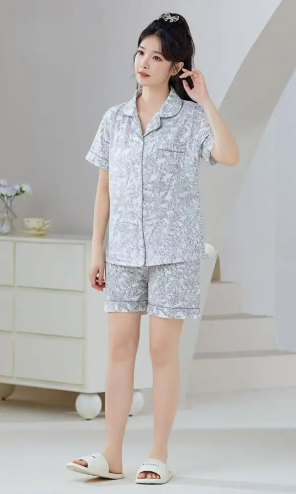 Комплект домашний (рубашка-шорты) женский р-р 44-50