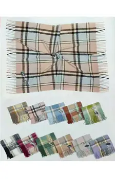 Платок женский в клетку 110*110