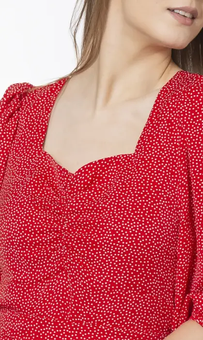 Платье женское шифоновое "Макси". Принт, с поясом (42-48)