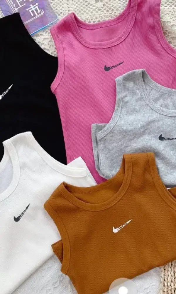 Майка-топ в рубчик на девочку ( р-р 90-130)