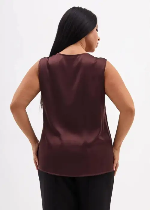 Шелковый топ женский под пиджак р-р 50-56