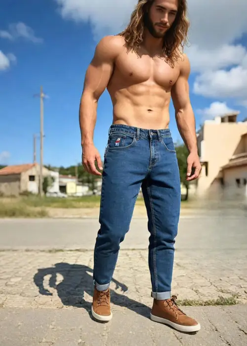 Джинсы бананы мужские стрейчевые (р-р 28-36)