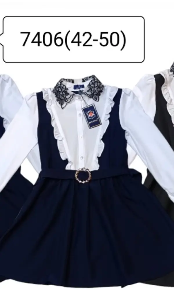 Школьное платье нарядное на девочку ( р-р 42-50)