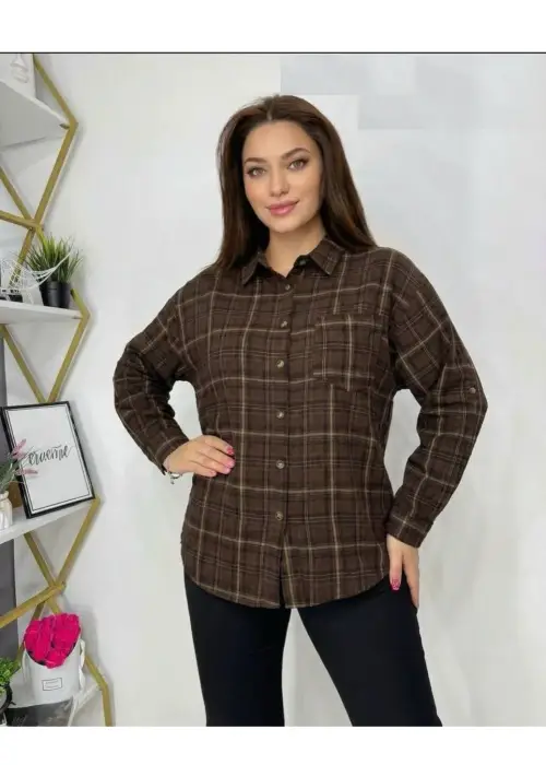 Рубашка укороченная женская (р-р 50-54)