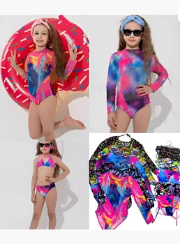 Детский купальник 3 в 1 (р-р 28-36)