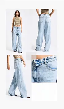 Джинсы широкие женские (р-р 34-42)