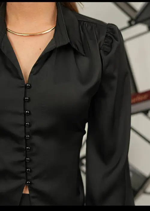 Блузка шёлковая женская приталенная на завязках р-р 42-48