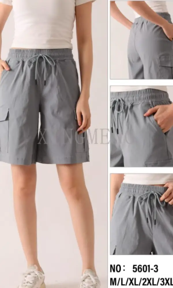 Шорты женские бермуды с карманами карго ( р-р M-4XL)