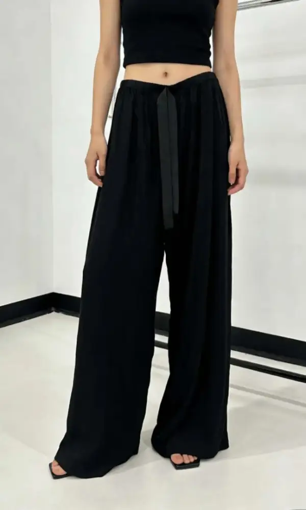 Брюки штапель домашние женские (р-р единый 42-50)