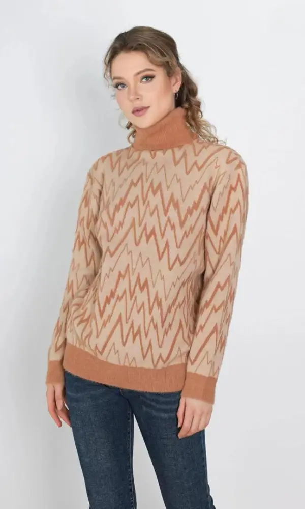 Джемпер женский с воротником р-р 54-56