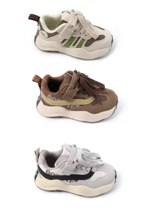 Кроссовки детские на липучке и шнурках (р-р 26-31)