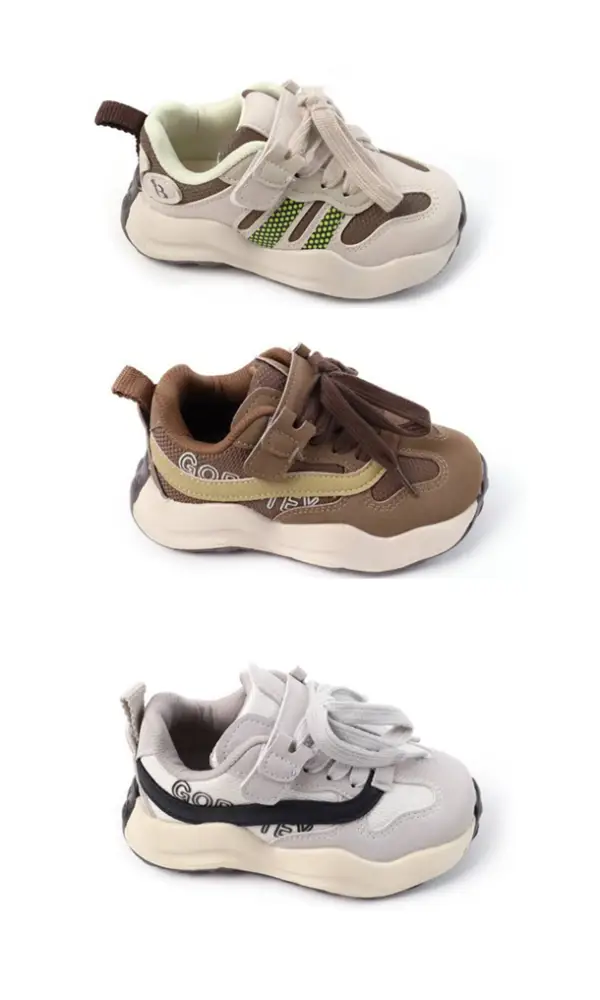 Кроссовки детские на липучке и шнурках (р-р 26-31)