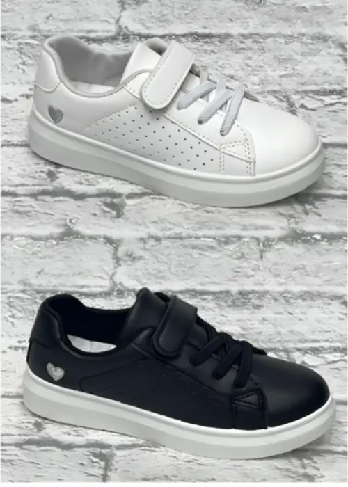 Кеды кожаные на липучке для девочки р-р 25-30