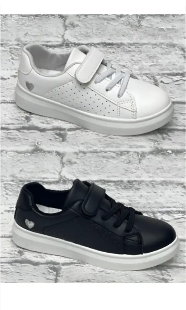 Кеды кожаные на липучке для девочки р-р 25-30