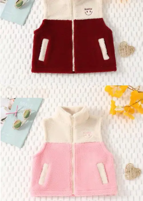 Жилетка укороченная для девочки р-р 110-150