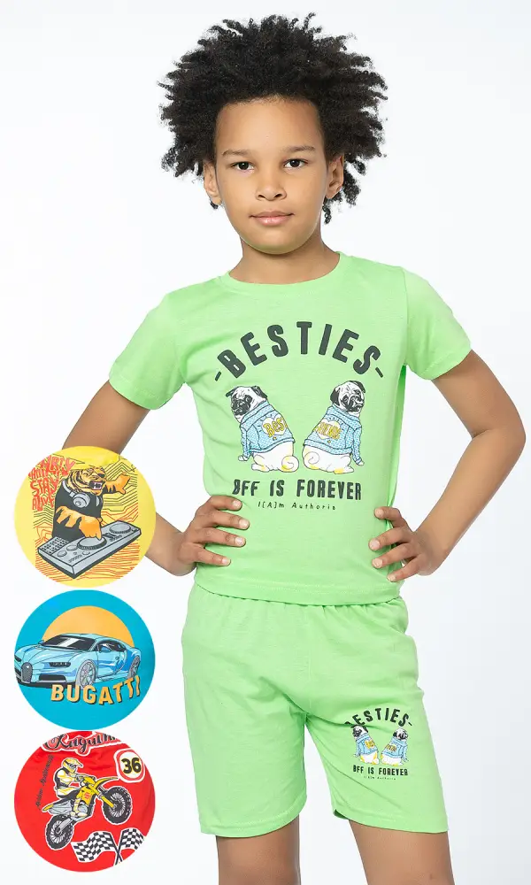 Комплект: Футболка и шорты для мальчика (6-9 лет)