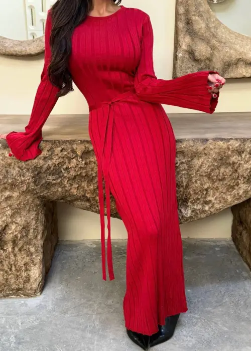 Платье лапша макси с завязками р-р 42-46