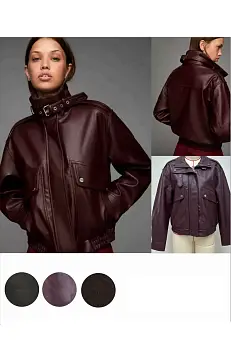 Куртка косуха женская кожаная (р-р S M L)