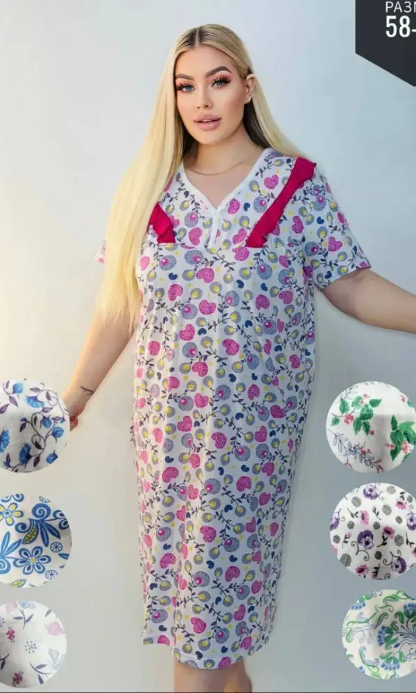 Сорочка ночная женская (р-р 58-68)