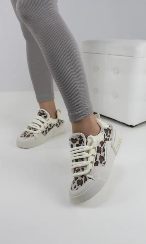 Кроссовки с леопардовым принтом, женские ( р-р 36-41)