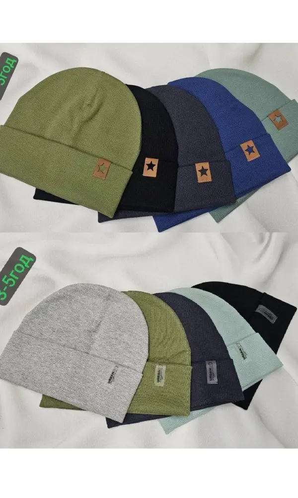 Шапка для мальчика весенняя тонкая (р-р 50-54)