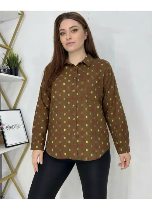 Рубашка укороченная женская (р-р 50-54)
