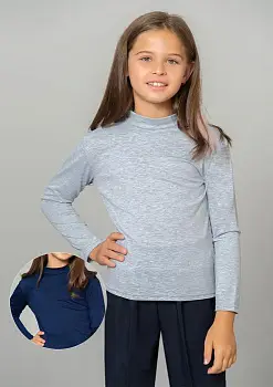  Водолазка с длинным рукавом для девочки (6-12 лет)