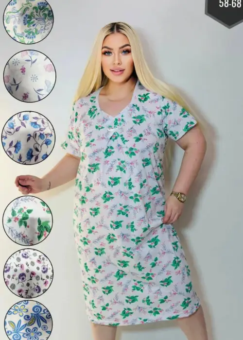 Сорочка ночная женская (р-р 58-68)