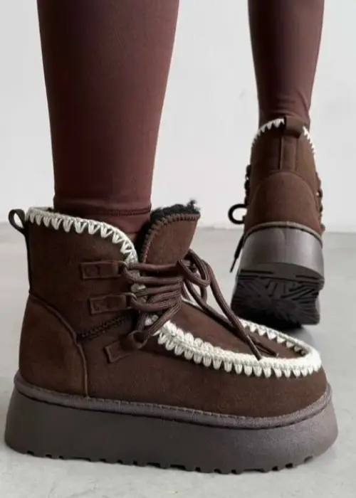 Ботинки женские зимние на шнурках р-р 36-41