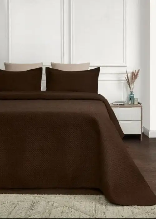 Велюровое покрывало 240*260 с наволочками 50*70