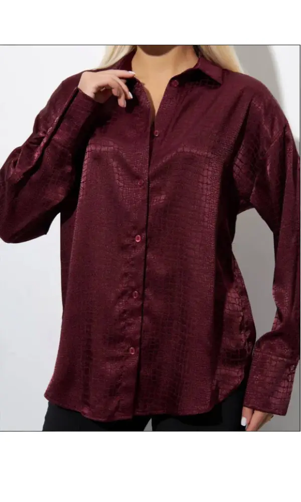 Блузка шёлковая фактурная р-р 48-54